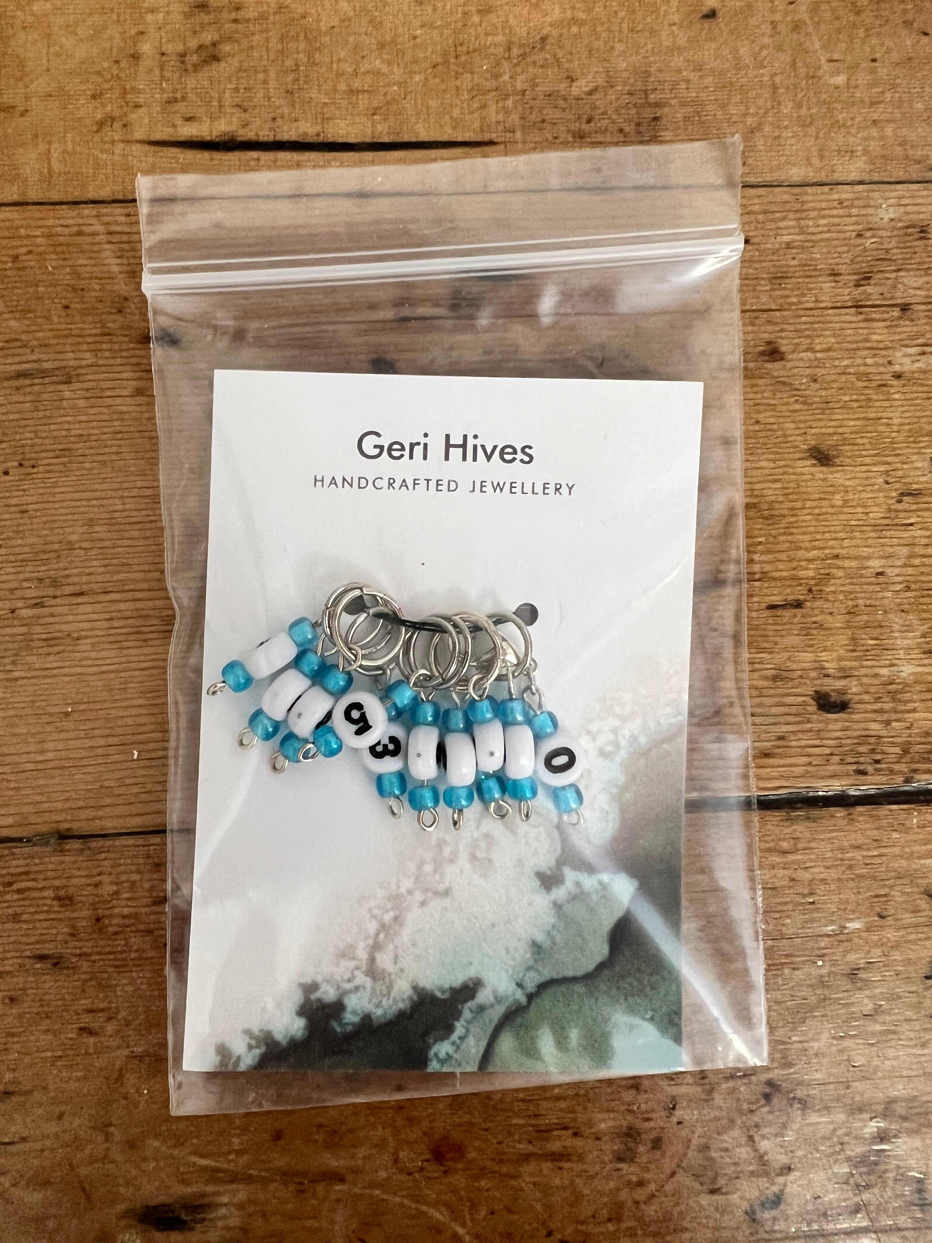 Geri Hives Numbered Stitchmarkers